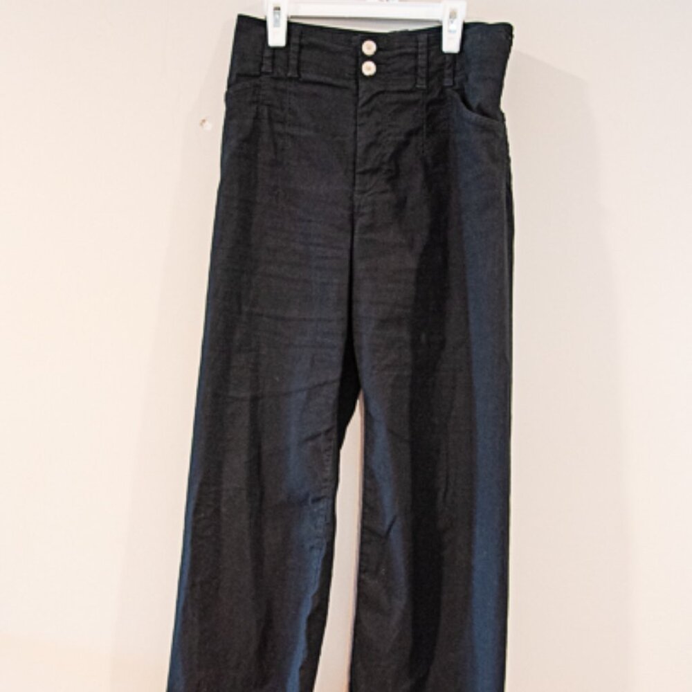 Anthropologie Straight leg Chinos BlacK size 27